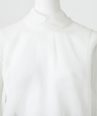 23区 【エステータ】コットンオーガンジー ブラウス ホワイト系