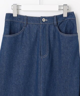 Feroux レースアップマーメイド スカート ネイビー系