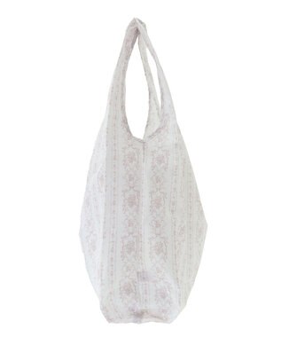 Maison de FLEUR トワルドジュイ調プリントエコバッグ Grayish Pink