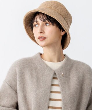 23区 【見上愛さん着用】プードルボア バケットハット