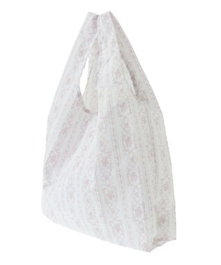 Maison de FLEUR トワルドジュイ調プリントエコバッグ Grayish Pink
