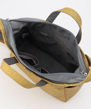 Y'SACCS キュービック×ポイントドット　2WAYトート＆ショルダー　Sサイズ イエロー