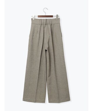 Te chichi ツイードワイドパンツ（セットアップ可） ベージュ