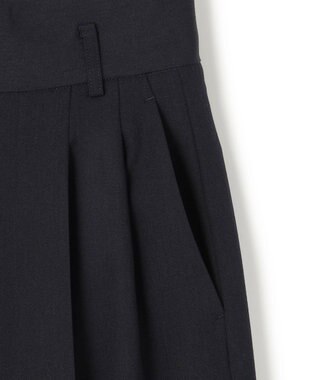 uncrave TWドビードスキン ワイドトラウザー ネイビー