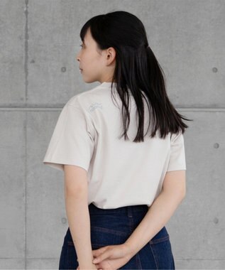 nitorito 【UNISEX】stone Tシャツ red×(beigeボディ)