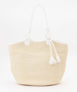 23区 雑材 トートバッグ ホワイト系1