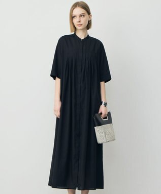 ICB L 【先行予約】リネンスラブローン シャツワンピース