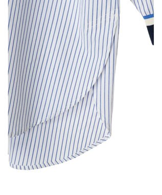 AMERICAN HOLIC リブラインシャツチュニック Stripe Sax