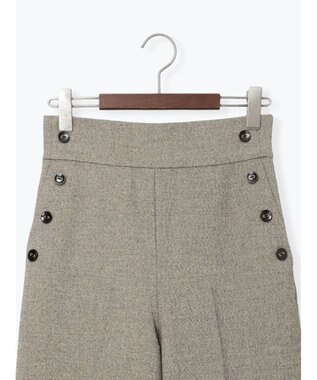 Te chichi ツイードワイドパンツ（セットアップ可） ベージュ