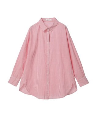 Green Parks アソートストライプシャツ Pink