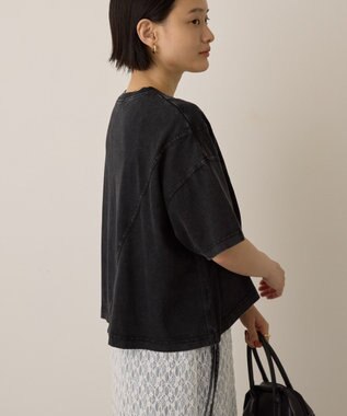 AMERICAN HOLIC ドロストピグメントショートＴシャツ Charcoal Gray