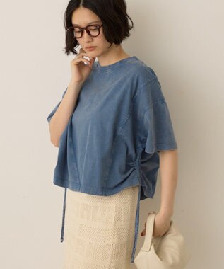 AMERICAN HOLIC ドロストピグメントショートＴシャツ Blue