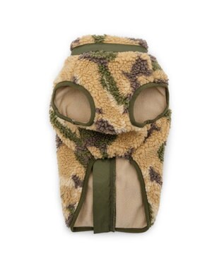 PET PARADISE Lee カモフラージュ ボアベスト  中型犬 大型犬 カモフラージュ