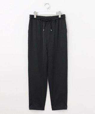 自由区 【洗える】ヘビーサテン イージーパンツ ネイビー系