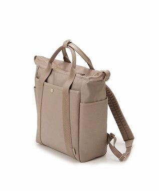 TOPKAPI 【Breath TOPKAPI】【TOPKAPI × 藤本美貴さんコラボ】スコッチグレイン 8ポケット 2way リュック/マザーズバッグ/撥水 ミルクティ