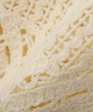 AMERICAN HOLIC クロシェニットカーディガン Ivory