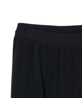 JOSEPH 【FOUNDATIONS】クレープドソワ　ワイドトラウザーズ Black