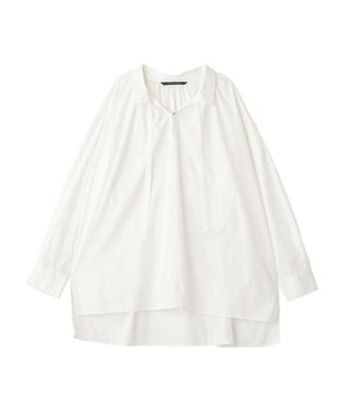 YECCA VECCA タイプライタースキッパーオーバーシャツ Off White