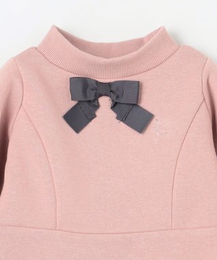 組曲 KIDS 【90-100cm】リボンタイ ワンピース ピンク系