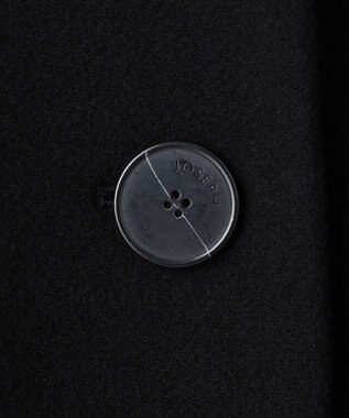 JOSEPH ウールコート　シングルブレストコート Black