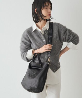 russet ソフトレザー 2WAYトートバッグ(CE-1611) Black