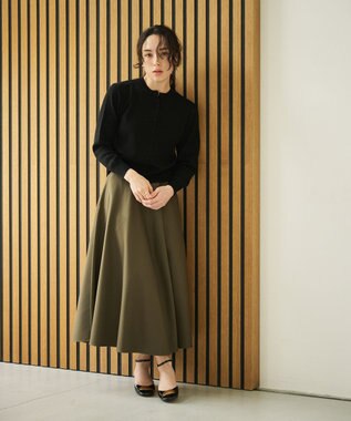 #Newans 【カシミヤ混】コンパクトニットカーディガン ブラック