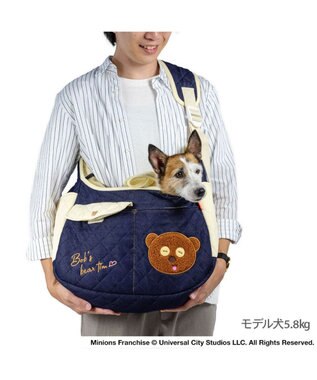 PET PARADISE ミニオン デニム スリング ネイビー