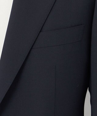 GOTAIRIKU 【オールシーズン対応】WOOL×POLYESTER ライトウェイト スーツ（ネイビー） ネイビー系