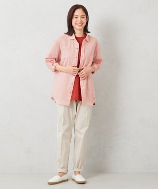 JOSEPH ABBOUD MOUNTAIN 【SPACE／UNISEX】ECO撥水 オーガニックハイパワーストレッチパンツ ライトグレー系