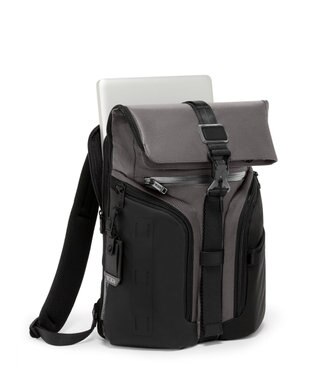 TUMI  メンズ  Alpha Bravo 「ロジスティック」バックパック CHARCOAL