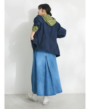 CRAFT STANDARD BOUTIQUE コットンギャバジンノーカラーＺＩＰブルゾン Navy