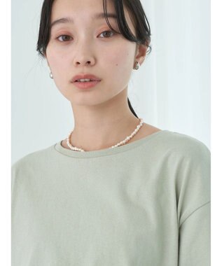 earth music&ecology ドッキングギャザープルオーバー Mint Green