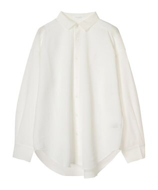 Green Parks ゆったりサッカーシャツ Off White