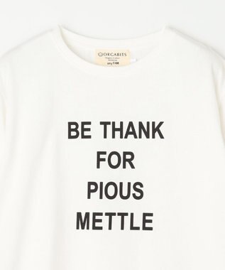 ANY L 【接触冷感/UVケア】アソートロゴ半袖Tシャツ オフ