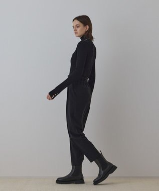 GRACE CONTINENTAL ウールハイゲージニットトップ ブラック