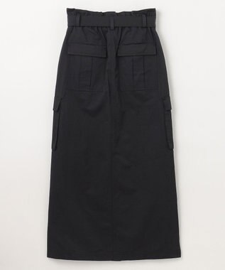 GRACE CONTINENTAL ツイルワークスカート ブラック