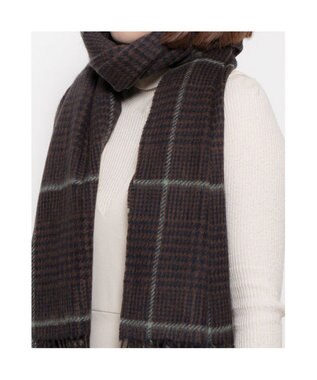 UNBILLION カシュネ cache nez / ウールチェックストール