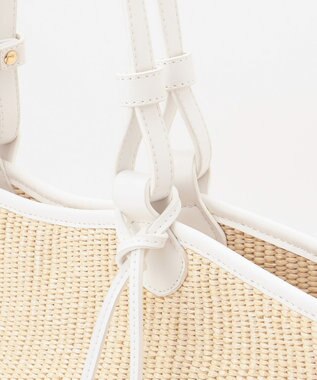 23区 雑材 トートバッグ ホワイト系1