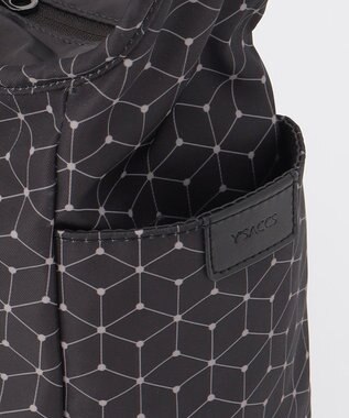 Y'SACCS キュービック×ポイントドット　2WAYトート＆ショルダー　Sサイズ ブラック