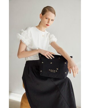 TOCCA 【洗える・接触冷感】IN MY HEART スカート ブラック系7