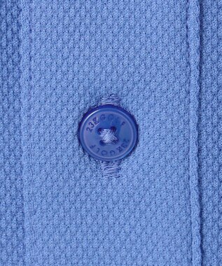 23区GOLF 【MEN】ハニカムライトカノコメッシュ衿ポロ サックスブルー系