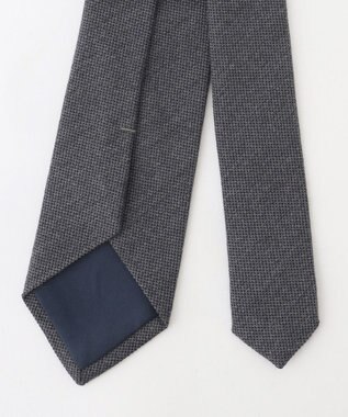 JOSEPH ABBOUD 【日本製】ウールシルクソリッド ネクタイ ライトグレー系