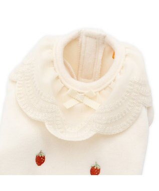 PET PARADISE ペットパラダイス ペティヒートDAN Tシャツ 《いちご柄》 中型犬 大型犬 オフホワイト