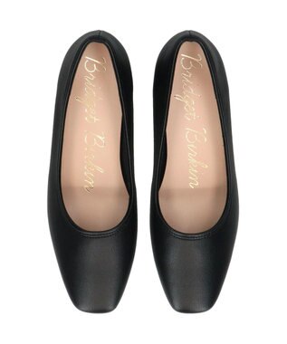 Bridget Birkin 【Bridget Birkin】晴雨兼用プレーンスクエアパンプス ブラック