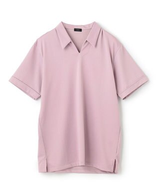 JOSEPH HOMME コットンナイロンテリー　スキッパー ローズ系