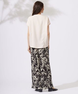 自由区 L 【洗える】ハイブリットレーヨンアムンゼン ブラウス シェル