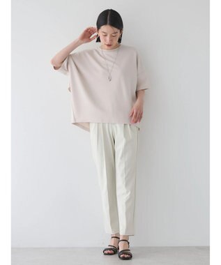 AMERICAN HOLIC 接触冷感バックフレアポンチプルオーバー Gray Beige