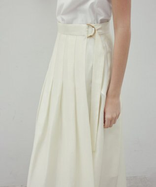 BEIGE， 【洗える】CARINATA / ウエストタックラップスカート Meringue