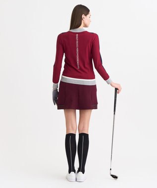 23区GOLF 【WOMEN】カラーブロックセーター ネイビー系