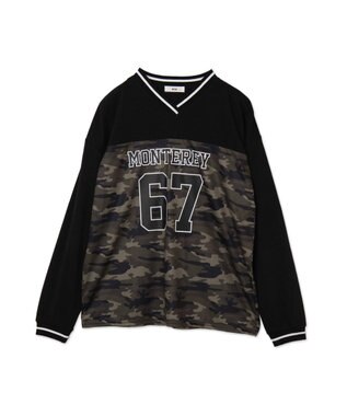 WEGO ナンバリングキリカエプルオーバー 柄1